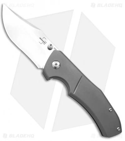 Boker Plus Jive Frame Lock Knife Titanium (3" Satin D2) 3 Boker Plus Jive Frame Lock Knife Titanium (3" Satin D2)
