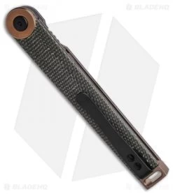 Boker Plus Kaizen Liner Lock Knife Green Canvas Micarta (3.11" Black) 01BO391 -Boker Shop Boker Plus Kaizen Green Canvas Micarta 01BO391 BHQ 136230 td side