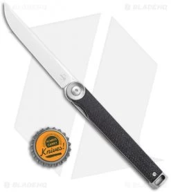 Boker Plus Kaizen Liner Lock Knife Black G-10 (3" Satin) 01BO390 -Boker Shop Boker Plus Kaizen LL Black G 10 Satin 01BO390 BHQ 120652 jr bottlecap