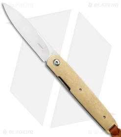 Boker Plus Kansei Matsuno LRF Liner Lock Knife Brass (3" Satin)