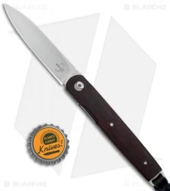 Boker Plus Kansei LRF Liner Lock Knife Cocobolo Wood (3" Satin) 01BO080 -Boker Shop Boker Plus Kansei LRF LL Cocobolo Wood Satin 01BO080 BHQ 95855 jr bottlecap