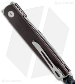 Boker Plus Kansei LRF Liner Lock Knife Cocobolo Wood (3" Satin) 01BO080 -Boker Shop Boker Plus Kansei LRF LL Cocobolo Wood Satin 01BO080 BHQ 95855 jr side