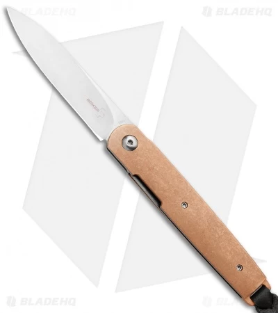 Boker Plus Kansei LRF Liner Lock Knife Copper (3" Satin) 01BO125SOI 3 Boker Plus Kansei LRF Liner Lock Knife Copper (3" Satin) 01BO125SOI