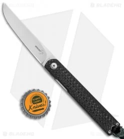 Boker Plus Kansei Nori Liner Lock Knife Carbon Fiber (3.125" Satin) 01BO891 -Boker Shop Boker Plus Kansei Nori LL CF Satin 01BO891 BHQ 101767 jr bottlecap