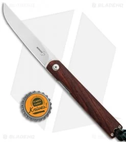 Boker Plus Kansei Nori Liner Lock Knife Cocobolo Wood (3.125" Satin) 01BO892 -Boker Shop Boker Plus Kansei Nori LL Cocobolo Wood Satin 01BO892 BHQ 101768 jr bottlecap