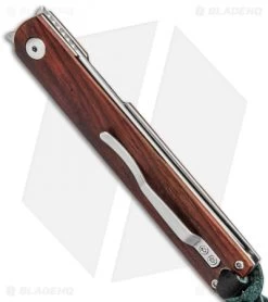 Boker Plus Kansei Nori Liner Lock Knife Cocobolo Wood (3.125" Satin) 01BO892 -Boker Shop Boker Plus Kansei Nori LL Cocobolo Wood Satin 01BO892 BHQ 101768 jr side