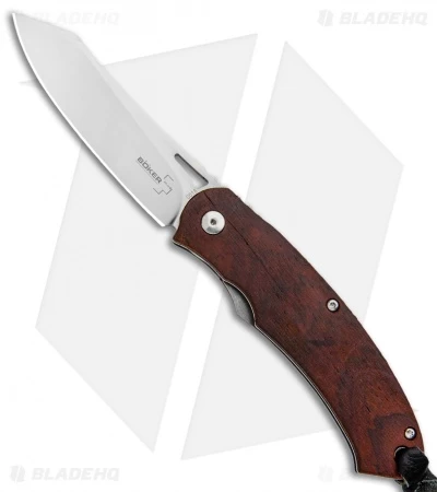 Boker Plus Kansei Takara Liner Lock Knife Cocobolo Wood (3.125" Satin) 01BO895 3 Boker Plus Kansei Takara Liner Lock Knife Cocobolo Wood (3.125" Satin) 01BO895