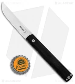Boker Plus Kansei Wasabi Slip Joint Knife Black G-10 (2.8" Satin) 01BO630 -Boker Shop Boker Plus Kansei Wasabi SJ Black G 10 Satin 01BO630 BHQ 85357 jr bottlecap