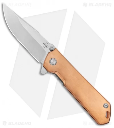 Boker Plus Kihon Spring Assisted Knife Copper (3.5" Stonewash) 01BO165 3 Boker Plus Kihon Spring Assisted Knife Copper (3.5" Stonewash) 01BO165