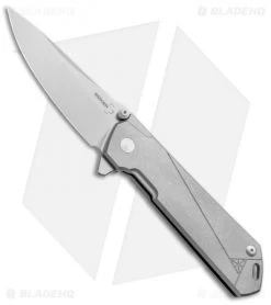 Boker Plus Kihon Frame Lock Knife Titanium (3.25" Satin) 01BO773