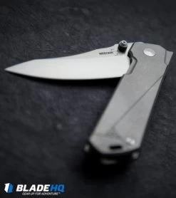 Boker Plus Kihon Frame Lock Knife Titanium (3.25" Satin) 01BO773 -Boker Shop Boker Plus Kihon Ti Satin 01BO773 BHQ 49515 jr lifestyle