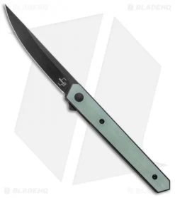 Boker Plus Kwaiken Air Mini Liner Lock Knife Jade G-10 (3" Black)