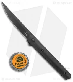 Boker Plus Kwaiken Air Mini Liner Lock Knife Blackout G-10 (3" Black) 01BO329 -Boker Shop Boker Plus Kwaiken Air Mini LL Black G 10 Black 01BO329 BHQ 136237 jr bottlecap