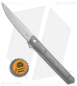 Boker Plus Kwaiken Air Mini Liner Lock Knife Gray Titanium (3" VG-10) 01BO326 -Boker Shop Boker Plus Kwaiken Air Mini Liner Lock Knife Gray Ti 3in BHQ 131467 td size 2