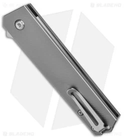 Boker Plus Kwaiken Button Lock Flipper Knife (3" SW S35VN) 01BO619 -Boker Shop Boker Plus Kwaiken Push Button Flipper 3in BHQ 146660 td side