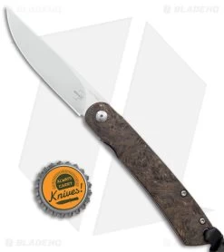 Boker Plus LFL07 Liner Lock Knife Fat Carbon Fiber (3" Satin) 01BO387 -Boker Shop Boker Plus LFL07 LL Fat CF Gold Satin BHQ 146706 jr bottlecap