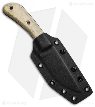 Boker Plus Little Rok Fixed Blade Knife Green Micarta W/Sheath (4.1" Black) 5 Boker Plus Little Rok Fixed Blade Knife Green Micarta W/Sheath (4.1" Black) - Image 3