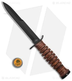 Boker Plus M3 Trench Fixed Blade Knife (6.75" Black Plain) 02BO048 -Boker Shop Boker Plus M3 Trench Fixed Blade Knife 6in Black Plain BHQ 144321 td size