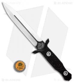Boker Plus M92 Dagger Fixed Blade Tactical Knife Black G-10 (5.5" Satin) 02BO059 -Boker Shop Boker Plus M92 Dagger Fixed Blade Knife Black G 10 BHQ 94310 ns bottlecap