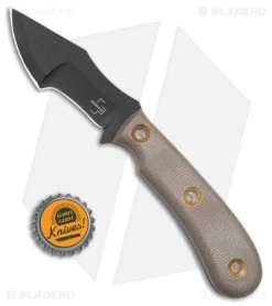 Boker Plus Micro Tracker Fixed Blade Knife Brown Micarta (3.3" Black) 02BO076 -Boker Shop Boker Plus Micro Tracker FBK Brown Micarta 3in Black BHQ 146734 td size