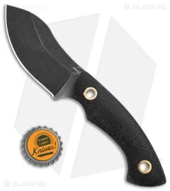 Boker Plus Nessmi Pro Exclusive Fixed Blade Knife Black Micarta (2.75" D2) -Boker Shop Boker Plus Nessmi Pro Fixed Blade Knife Black Micarta 2in Black SW BHQ 142006 td size