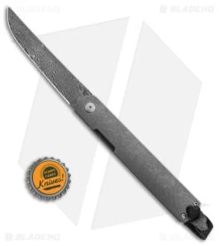 Boker Plus Nori Liner Lock Knife Titanium (3" Damascus) 01BO897DAM -Boker Shop Boker Plus Nori Damascus BHQ 136229 td Size