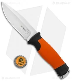 Boker Plus Outdoorsman Fixed Blade Knife Orange (4.6" Satin) 02BO014 -Boker Shop Boker Plus Outdoorsman Fixed Blade Orange Satin 02BO014 BHQ 90659 jr bottlecap