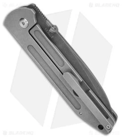 Boker Plus Pachenko Evade Frame Lock Knife Gray Stainless Steel (3.5" Stonewash) -Boker Shop Boker Plus Pachenko Evade FLK Gray Stainless Steel 3in SW BHQ 146702 td side