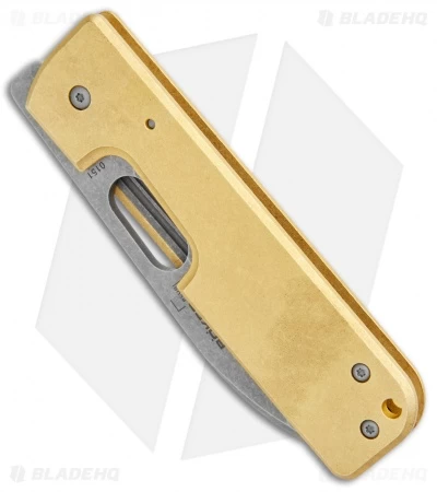 Boker Plus Panchenko Brass Lancer Liner Lock Knife (3" BB/SW) 4 Boker Plus Panchenko Brass Lancer Liner Lock Knife (3" BB/SW) - Image 2