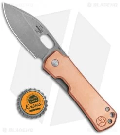 Boker Plus Panchenko Gust Frame Lock Knife Copper (2.9" Stonewash) 01BO146 -Boker Shop Boker Plus Panchenko Gust FL Copper SW 01BO146 BHQ 125037 jr bottlecap