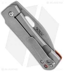 Boker Plus Panchenko Gust Frame Lock Knife Copper (2.9" Stonewash) 01BO146 -Boker Shop Boker Plus Panchenko Gust FL Copper SW 01BO146 BHQ 125037 jr side