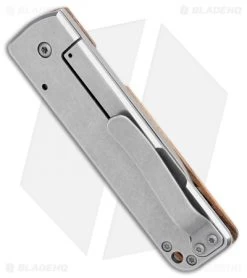 Boker Plus Panchenko Lancer 42 Frame Lock Knife Zebrawood (2.75" SW) 01BO466 -Boker Shop Boker Plus Panchenko Lancer 42 FL Zebra Wood SW 01BO466 BHQ 108435 jr side