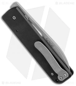 Boker Plus Panchenko Lancer Liner Lock Knife Black G-10 (3" Dark SW) 01BO066 -Boker Shop Boker Plus Panchenko Lancer Black G10 SW BHQ 68243 er spine 2