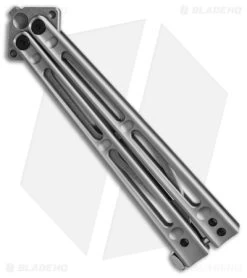 Boker Plus Papillon Trainer Butterfly Knife Stainless Steel (4.1" SW) 01BO352 -Boker Shop Boker Plus Papillon Trainer Butterfly Knife Stainless Steel 4in SW BHQ 139168 td spine