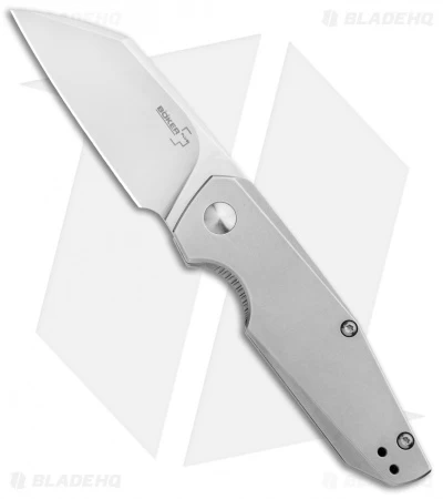 Boker Plus Petite 42 Frame Lock Knife Stainless Steel (2.5" Satin) 01BO084 3 Boker Plus Petite 42 Frame Lock Knife Stainless Steel (2.5" Satin) 01BO084