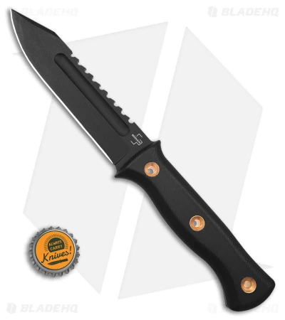 Boker Plus Pilot Knife Fixed Blade Black G-10 (5.3" Black Serr D2) 02BO074 7 Boker Plus Pilot Knife Fixed Blade Black G-10 (5.3" Black Serr D2) 02BO074 - Image 5