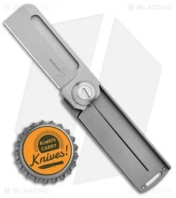 Boker Plus Rocket Titan Liner Lock Knife Titanium (2.1" Bead Blast) 01BO264 -Boker Shop Boker Plus Rocket Titan LL Ti BB 01BO264 BHQ 95858 jr bottlecap