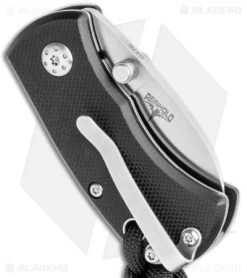 Boker Plus Rockhopper Liner Lock Knife Black G-10 (1.6" Satin) -Boker Shop Boker Plus Rockhopper LL Black G 10 01BO317 BHQ 118387 jr side
