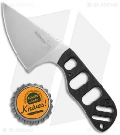 Boker Plus SFB Fixed Blade Neck Knife Black G-10 (2.25" Satin) 02BO321 -Boker Shop Boker Plus SFB Neck Knife Black G 10 Satin 02BO321 BHQ 71450 jr bottlecap
