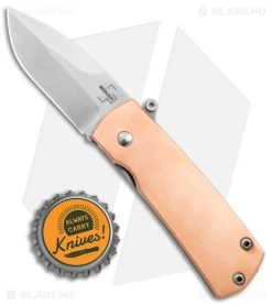 Boker Plus Shamsher Automatic Liner Lock Knife Copper (1.9" Satin) 01BO362 -Boker Shop Boker Plus Shamsher Auto LL Copper Satin BHQ 139171 jr bottlecap