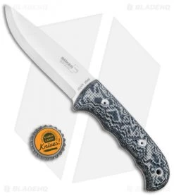 Boker Plus Spain Bushcraft Granito Fixed Blade Knife (4.25" Satin) 02BO350 -Boker Shop Boker Plus Spain Bushcraft Granito Satin 02BO350 BHQ 90322 jr bottlecap