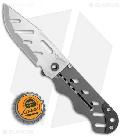 Boker Plus Stowaway Frame Lock Knife Titanium (3.25" Satin) 01BO029 6 Boker Plus Stowaway Frame Lock Knife Titanium (3.25" Satin) 01BO029 - Image 4