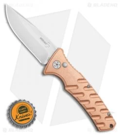 Boker Plus Strike Copper Automatic Knife (3.25" Stonewash) 11 Boker Plus Strike Copper Automatic Knife (3.25" Stonewash) -Boker Shop Boker Plus Strike Copper Automatic Knife 3.25 Stonewash BHQ 99645 LS Bottlecap