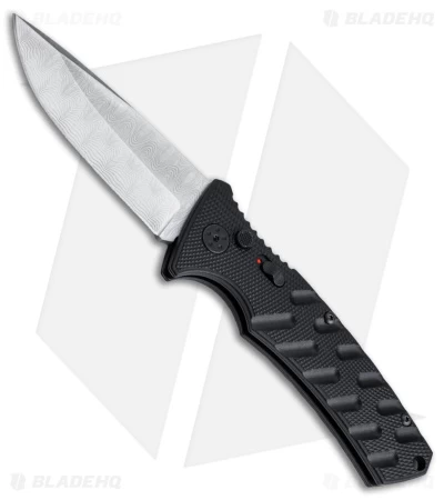 Boker Plus Strike Drop Point Automatic Knife (3.25" Damascus) 3 Boker Plus Strike Drop Point Automatic Knife (3.25" Damascus)