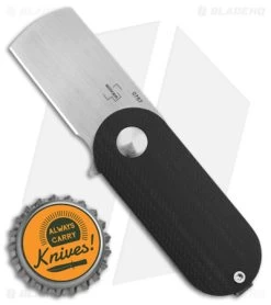 Boker Plus Suiseki Frame Lock Knife Black G-10 (1.5" Satin) 01BO489 -Boker Shop Boker Plus Suiseki FLK Black G10 1in Satin BHQ 146712 td size
