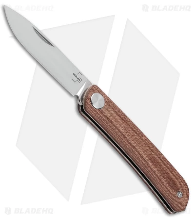 Boker Plus Tech Tool Premium Slip Joint Knife Brown Micarta (2.75" Satin) 3 Boker Plus Tech Tool Premium Slip Joint Knife Brown Micarta (2.75" Satin)