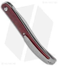 Boker Plus Texas Toothpick Liner Lock Knife Cocobolo Wood (3.5" Satin) 01BO389 -Boker Shop Boker Plus Texas Toothpick LL Cocobolo Wood Satin BHQ 146661 jr side