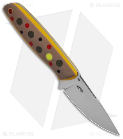 Boker Plus The Brook Brown Trout Fixed Blade Knife Brown G-10 (2.8" Satin) 4 Boker Plus The Brook Brown Trout Fixed Blade Knife Brown G-10 (2.8" Satin) - Image 2