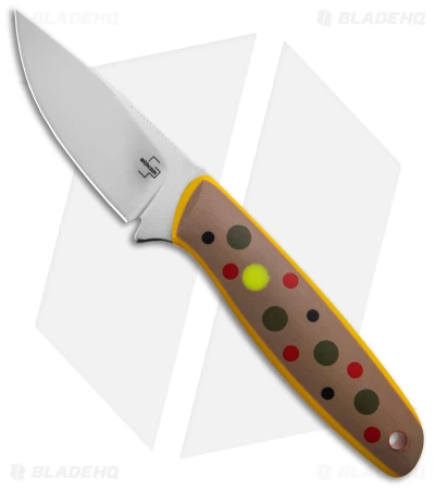 Boker Plus The Brook Brown Trout Fixed Blade Knife Brown G-10 (2.8" Satin) 3 Boker Plus The Brook Brown Trout Fixed Blade Knife Brown G-10 (2.8" Satin)