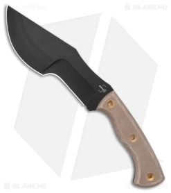 Boker Plus Tracker Fixed Blade Knife Tan Micarta (7.2" Black) 02BO073
